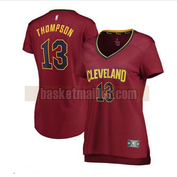 Maillot nba Cleveland Cavaliers icon edition Femme Tristan Thompson 13 Rouge