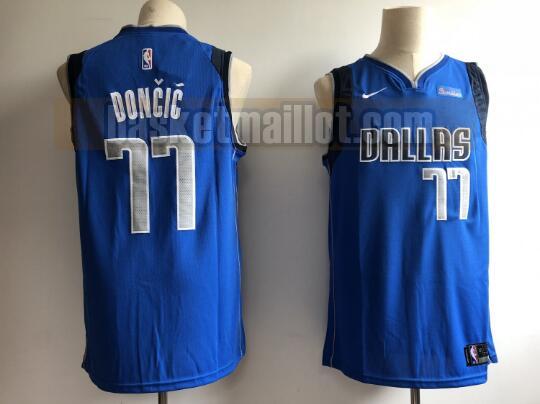 Maillot nba Dallas Mavericks Basketball Homme Luka Doncic 77 Bleu