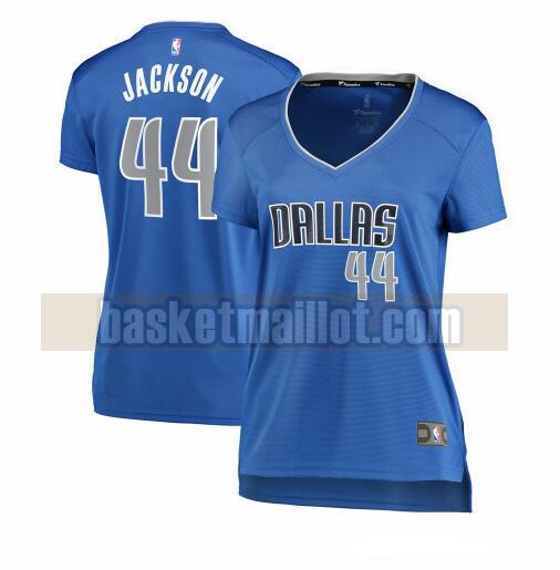 Maillot nba Dallas Mavericks icon edition Femme Justin Jackson 44 Bleu
