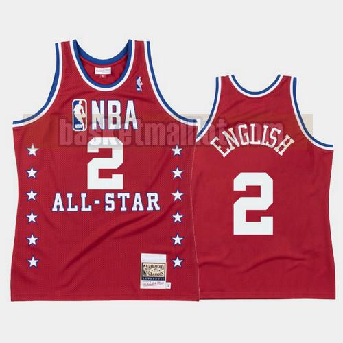 Maillot nba Denver Nuggets All Star 1988 Homme Alex English 2 Rouge
