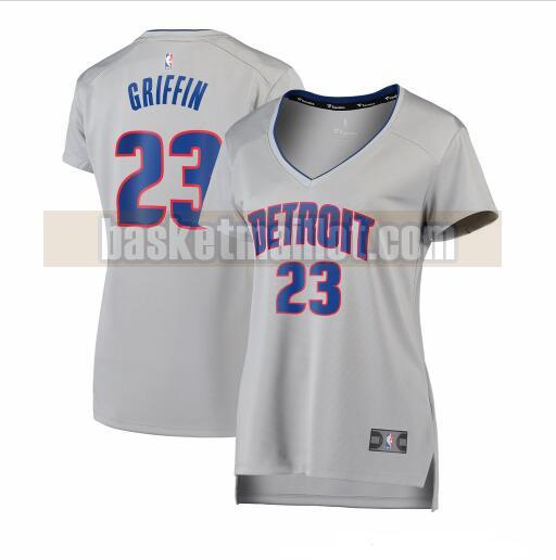 Maillot nba Detroit Pistons statement edition Femme Blake Griffin 23 Gris