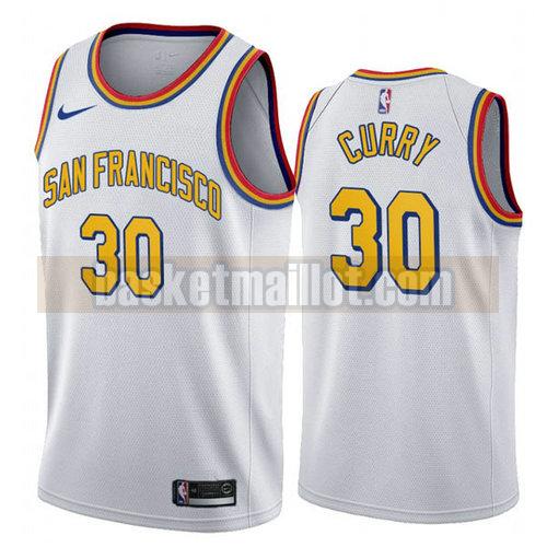 Maillot nba Golden State Warriors 2020 Homme Stephen Curry 30 White