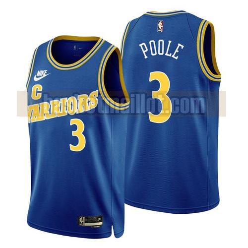 Maillot nba Golden State Warriors 2022-2023 Classic Edition Homme Jordan Poole 3 real