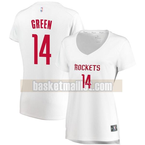 Maillot nba Houston Rockets association edition Femme Gerald Green 14 Blanc