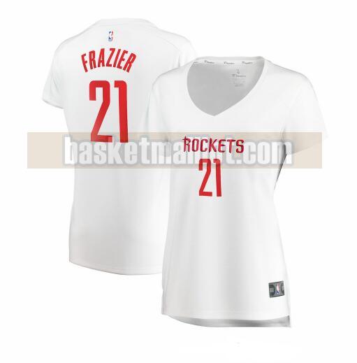 Maillot nba Houston Rockets association edition Femme Michael Frazier 21 Blanc