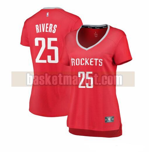 Maillot nba Houston Rockets icon edition Femme Austin Rivers 25 Rouge
