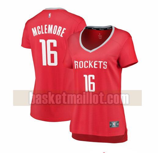 Maillot nba Houston Rockets icon edition Femme Ben McLemore 16 Rouge