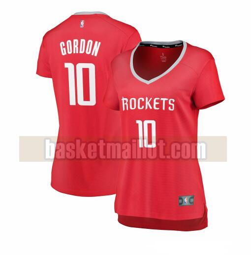 Maillot nba Houston Rockets icon edition Femme Eric Gordon 10 Rouge
