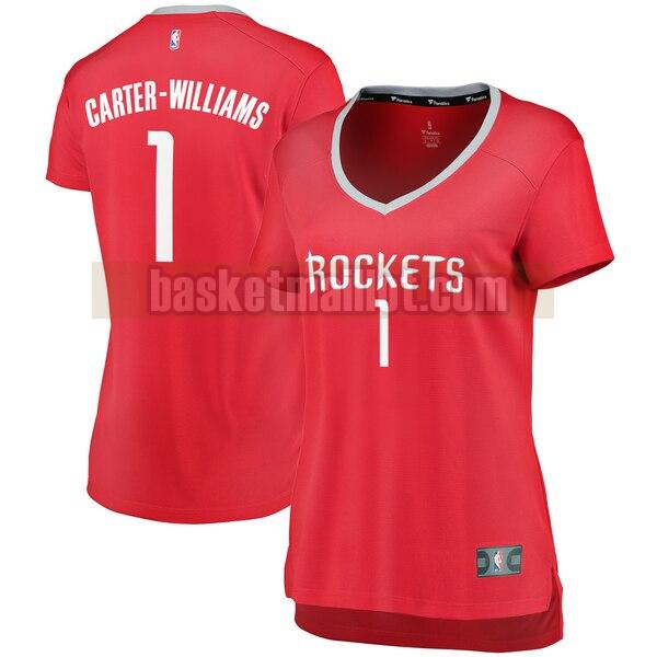 Maillot nba Houston Rockets icon edition Femme Michael Carter-Williams 1 Rouge