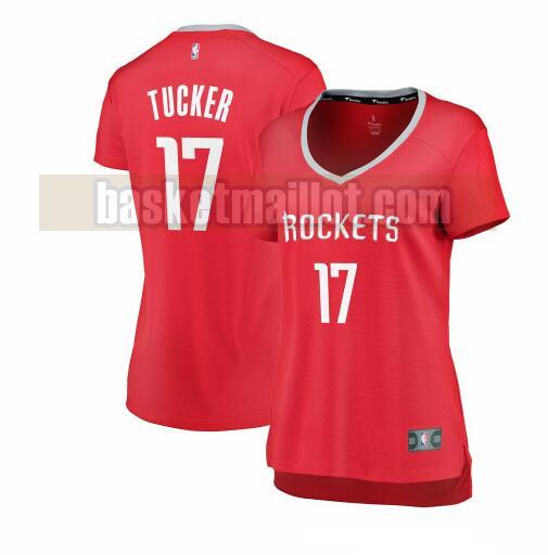 Maillot nba Houston Rockets icon edition Femme PJ Tucker 17 Rouge