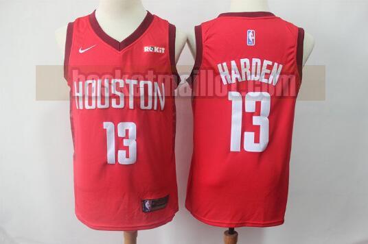 Maillot nba Houston Rockets Édition gagnée Homme James Harden 13 Rouge