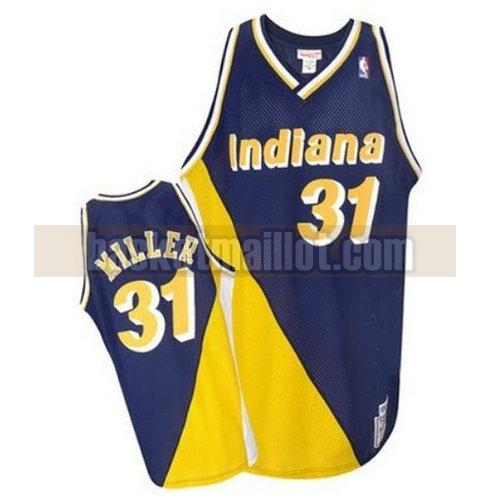 Maillot nba Indiana Pacers 1996-2001 Homme Reggie Miller 31 Bleu