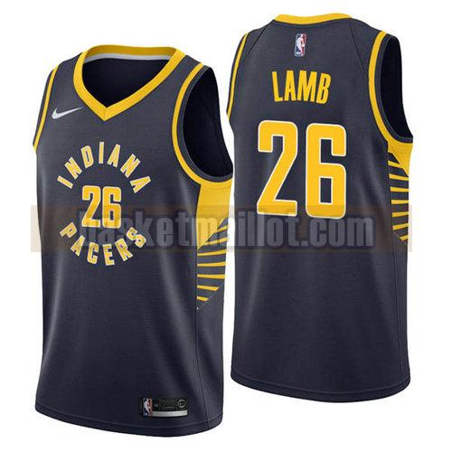 Maillot nba Indiana Pacers 2018-19 Homme Jeremy Lamb 26 Bleu