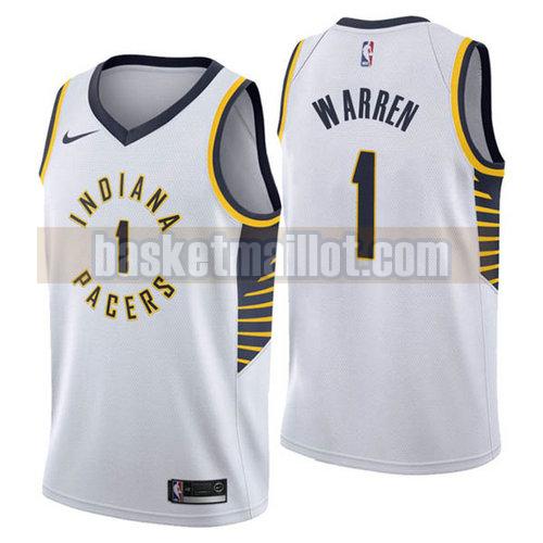 Maillot nba Indiana Pacers 2018-2019 Homme T.J. Warren 1 White