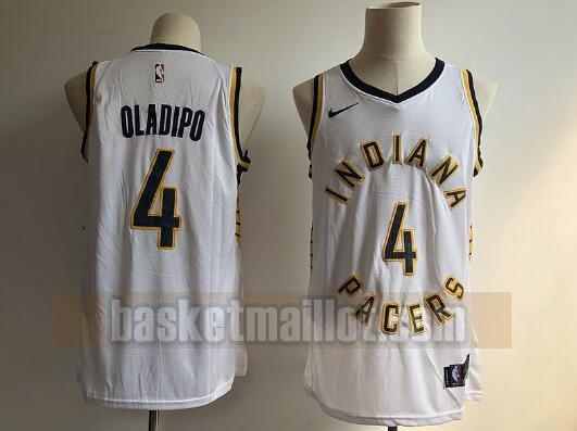 Maillot nba Indiana Pacers Basketball Homme Victor Oladipo 4 Blanc