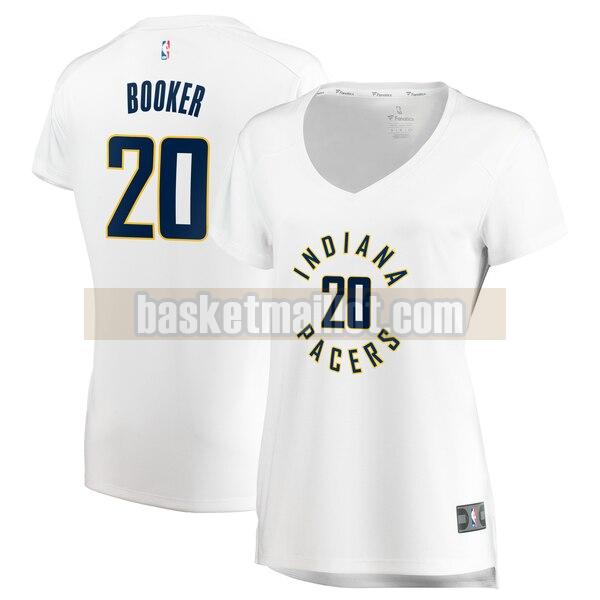 Maillot nba Indiana Pacers association edition Femme Trevor Booker 20 Blanc