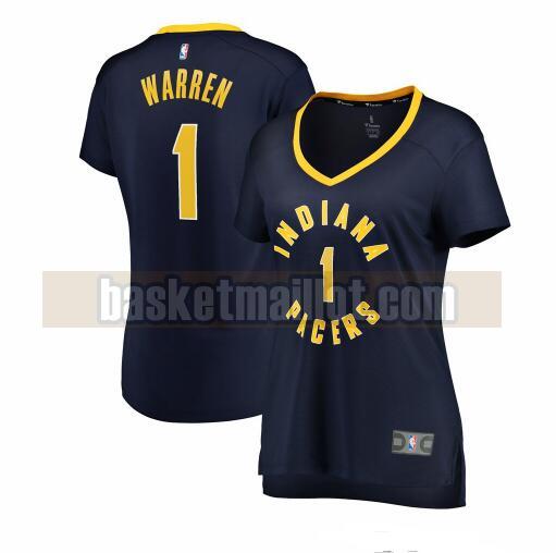 Maillot nba Indiana Pacers icon edition Femme TJ Warren 1 Bleu marin