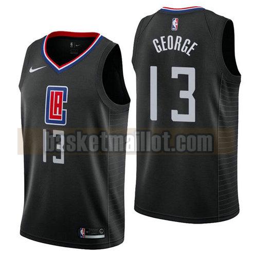 Maillot nba Los Angeles Clippers 2018-19 Homme Paul George 13 Noir