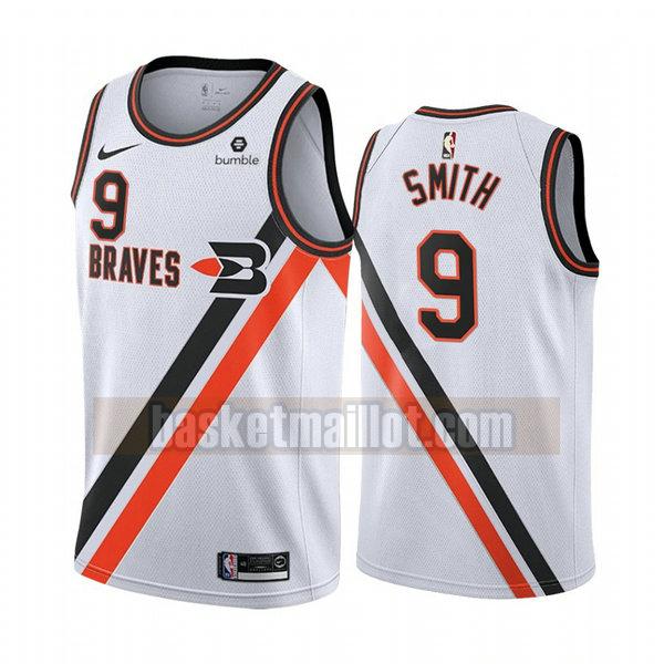Maillot nba Los Angeles Clippers 2020-21 saison déclaration Homme Charles Smith 9 blanc