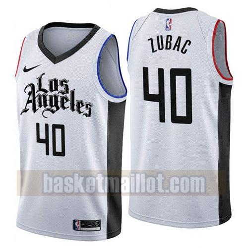 Maillot nba Los Angeles Clippers Ville 2019 Homme Ivica Zubac 40 White