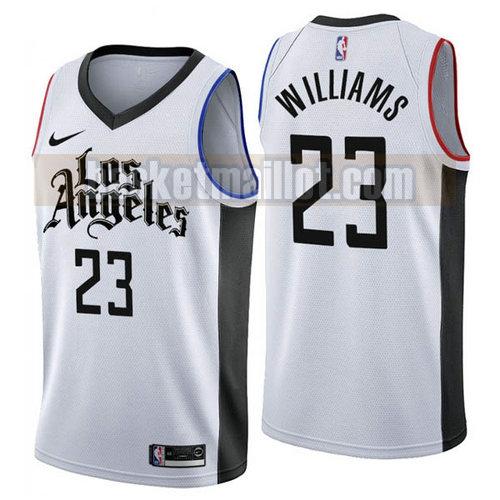 Maillot nba Los Angeles Clippers Ville 2019 Homme Lou Williams 23 White