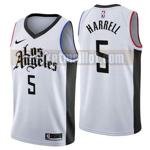 Maillot nba Los Angeles Clippers Ville 2019 Homme Montrezl Harrell 5 White