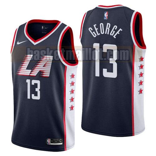 Maillot nba Los Angeles Clippers Ville 2019 Homme Paul George 13 Bleu