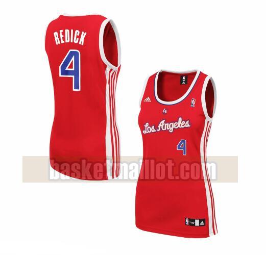 Maillot nba Los Angeles Clippers adidas Réplique Femme JJ Redick 4 Rouge