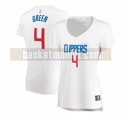 Maillot nba Los Angeles Clippers association edition Femme JaMychal Green 4 Blanc