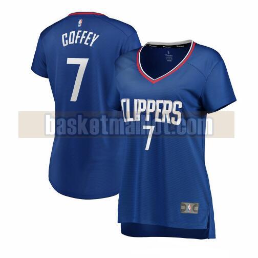 Maillot nba Los Angeles Clippers icon edition Femme Amir Coffey 7 Bleu