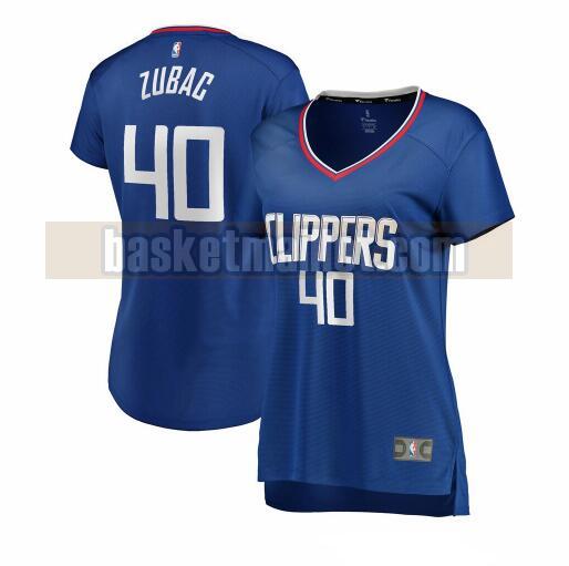 Maillot nba Los Angeles Clippers icon edition Femme Ivica Zubac 40 Bleu