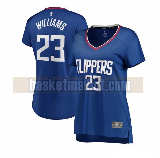 Maillot nba Los Angeles Clippers icon edition Femme Lou Williams 23 Bleu