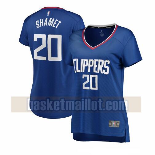Maillot nba Los Angeles Clippers icon edition Femme Patrick Patterson 20 Bleu