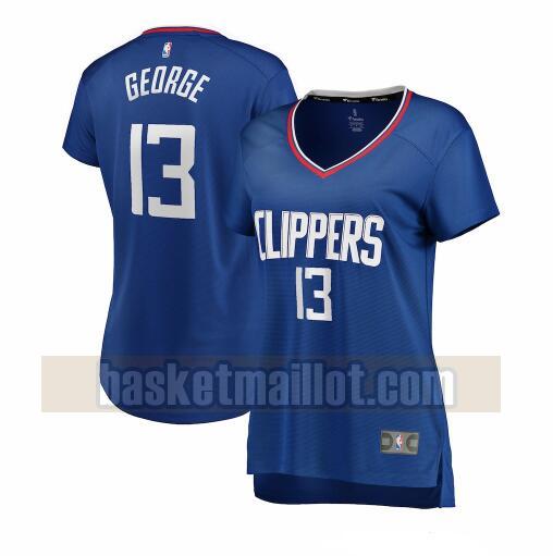 Maillot nba Los Angeles Clippers icon edition Femme Paul George 13 Bleu