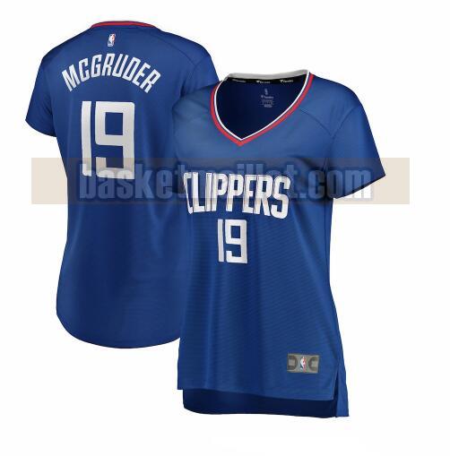 Maillot nba Los Angeles Clippers icon edition Femme Rodney McGruder 19 Bleu
