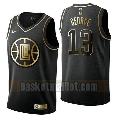 Maillot nba Los Angeles Clippers moda 2019 Homme Paul George 13 Noir