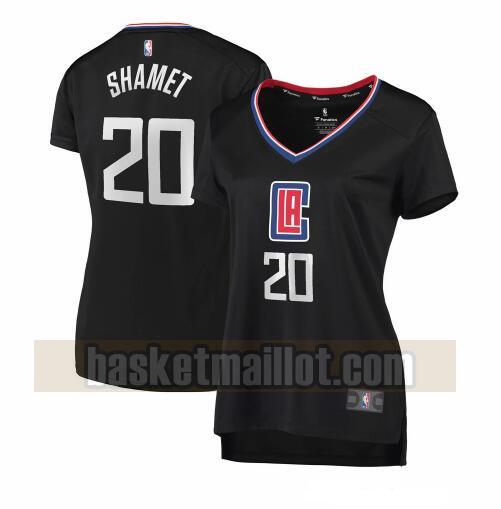 Maillot nba Los Angeles Clippers statement edition Femme Landry Shamet 20 Noir