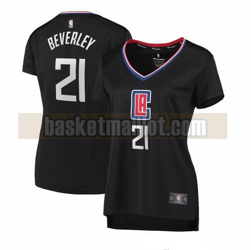 Maillot nba Los Angeles Clippers statement edition Femme Patrick Beverley 21 Noir