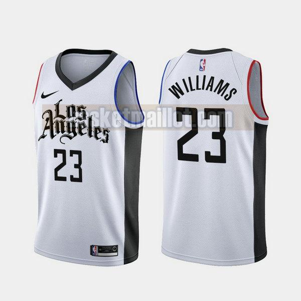 Maillot nba Los Angeles Clippers Édition City 2019-20 Homme Lou Williams 23 blanc