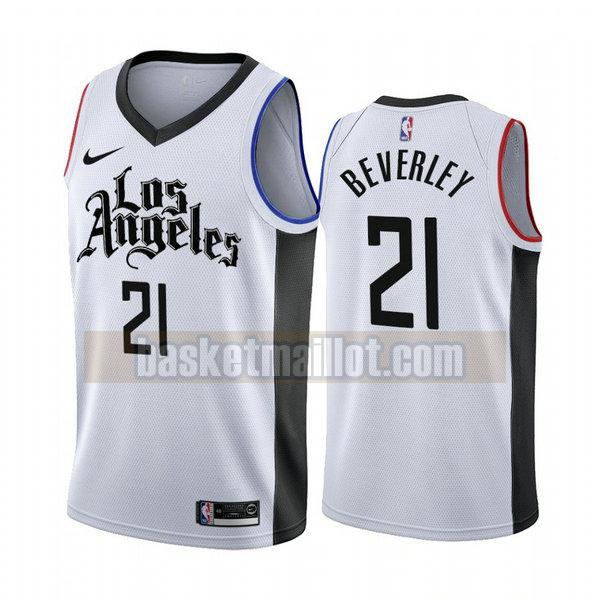 Maillot nba Los Angeles Clippers Édition City 2019-20 Homme Patrick Beverley 21 blanc