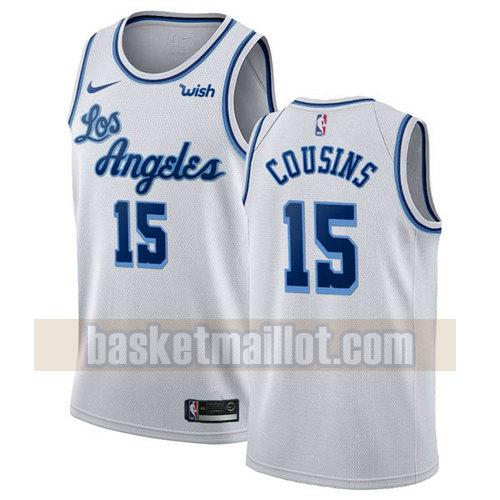 Maillot nba Los Angeles Lakers 2019-20 Homme DeMarcus Cousins 15 White