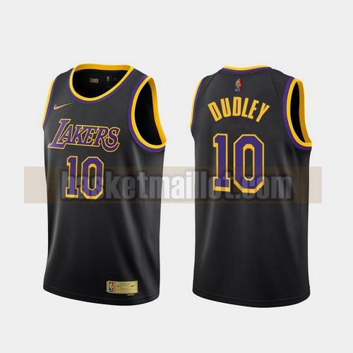 Maillot nba Los Angeles Lakers 2020-21 Earned Edition Homme Jared Dudley 10 Noir