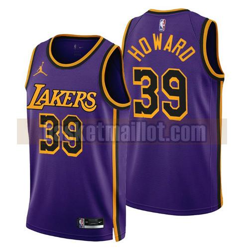 Maillot nba Los Angeles Lakers 2022-2023 Statement Edition Homme Dwight Howard 39 Pourpre