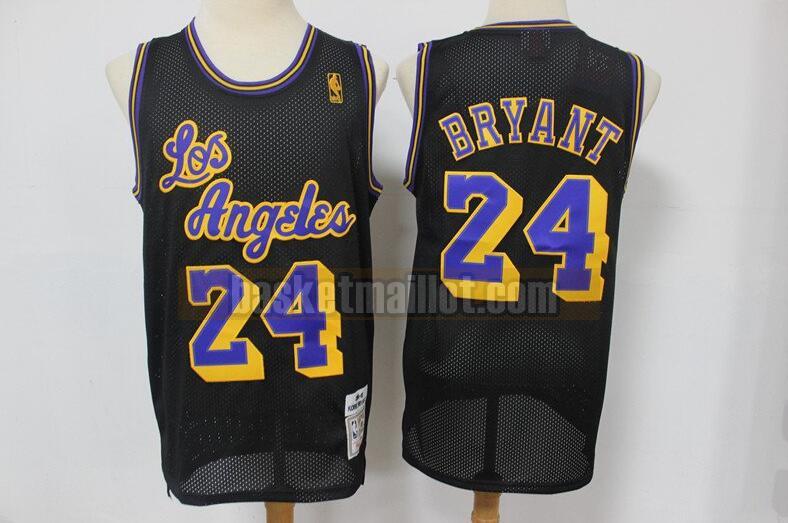 Maillot nba Los Angeles Lakers Classique Homme Kobe Bryant 24 Noir