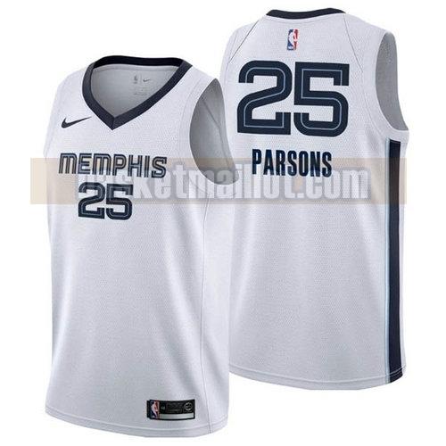 Maillot nba Memphis Grizzlies 2018-2019 Homme Chandler Parsons 25 White