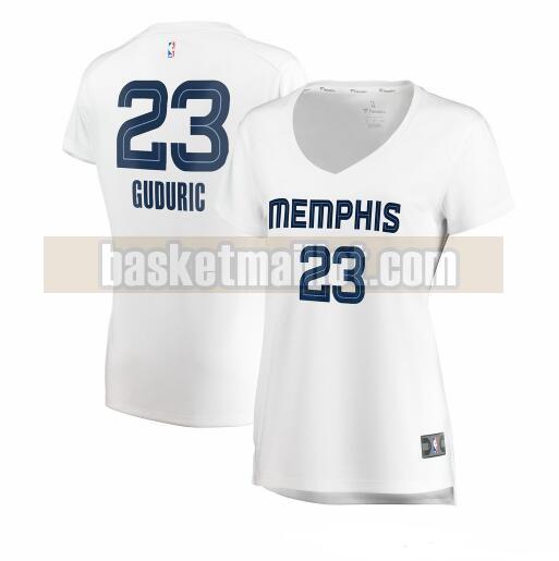 Maillot nba Memphis Grizzlies association edition Femme Marko Guduric 23 Blanc