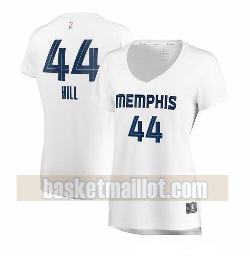 Maillot nba Memphis Grizzlies association edition Femme Solomon Hill 44 Blanc