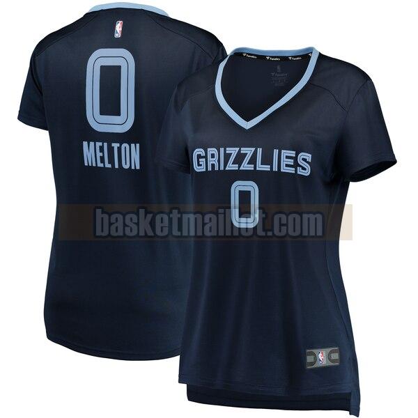 Maillot nba Memphis Grizzlies icon edition Femme De'Anthony Melton 0 Bleu marin