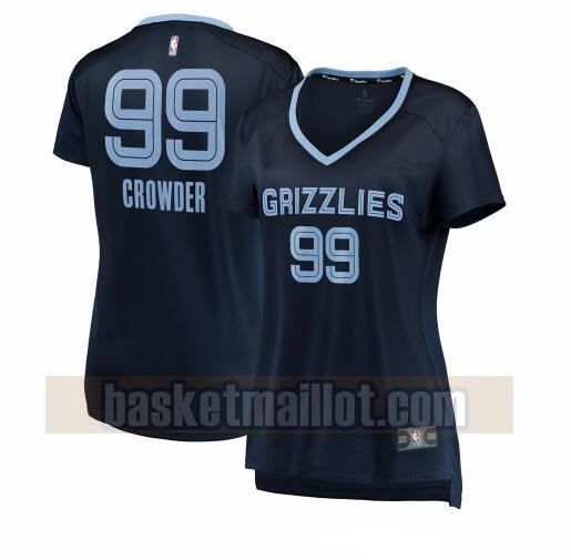 Maillot nba Memphis Grizzlies icon edition Femme Jae Crowder 99 Bleu marin