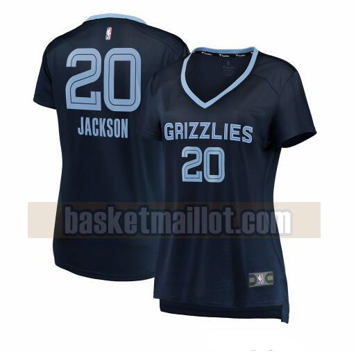 Maillot nba Memphis Grizzlies icon edition Femme Josh Jackson 20 Bleu marin
